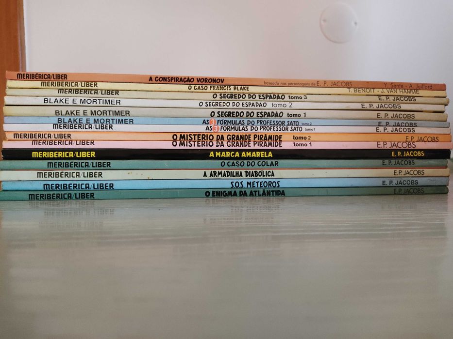 14 livros As aventuras de Blake e Mortimer