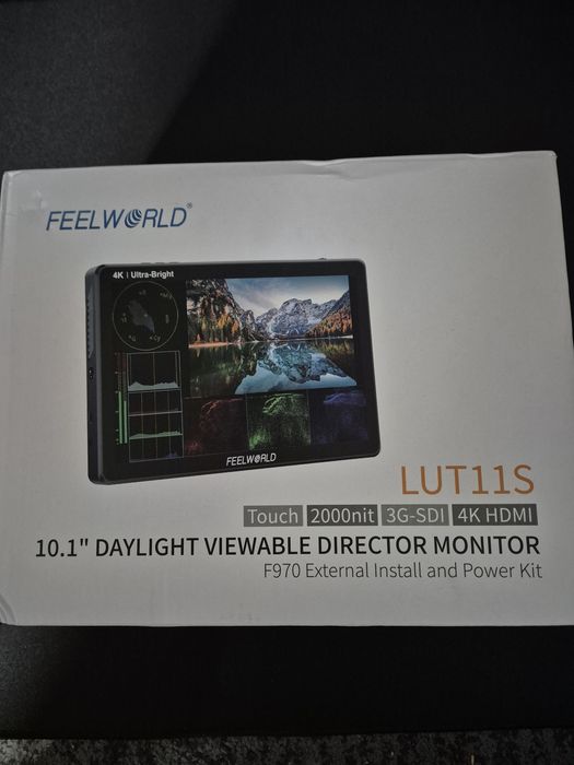 Feelworld LUT11S - dotykowy monitor podglądowy 10.1", ultra jasny, 4K,