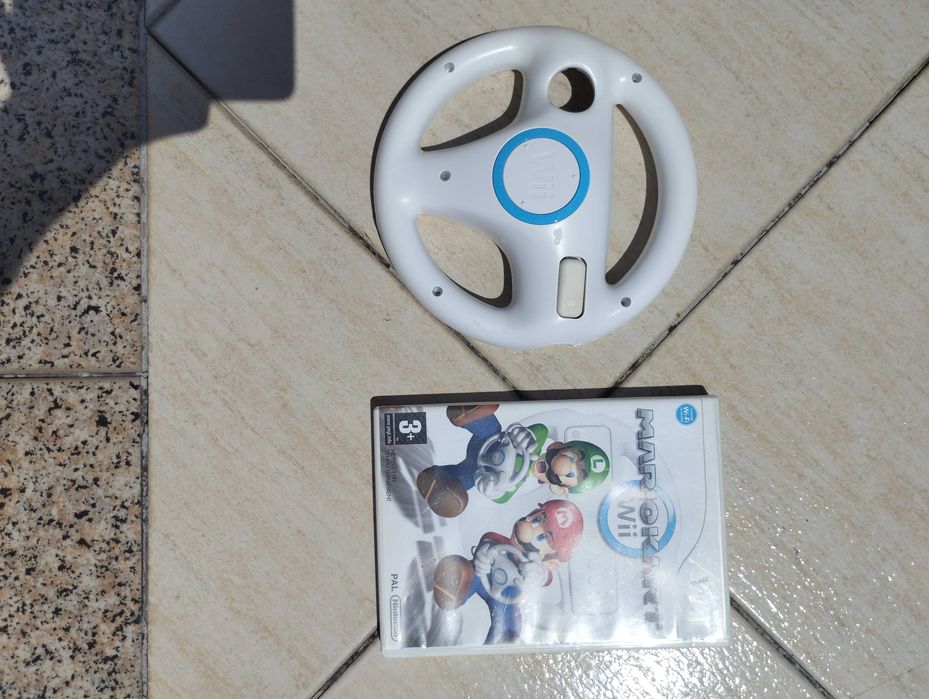 Lote Jogos Nintendo Wii Originais (Mario Kart / Mario Galaxy 2 / Mario Party 8)