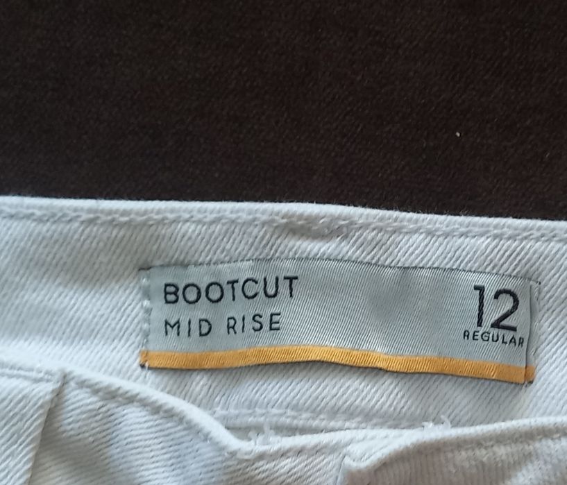 Джинси білі  BOOTCUT кльош