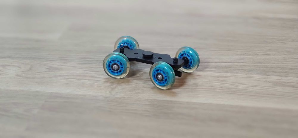 Mini-dolly para DSLR e câmaras compactas