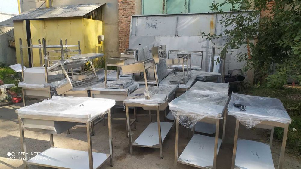 нержавійка, меблі з нержавіючої сталі