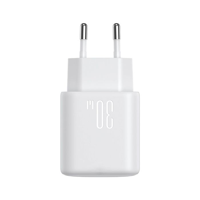 Ładowarka Joyroom JR-TCF24 sieciowa USB-C PD 30W QC SFC - biała + kabel USB-C 1m