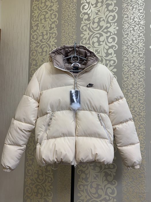 NIKE Зима Пуховик Черно - Розовые, Беж, Каппучино. Детские  92-146,