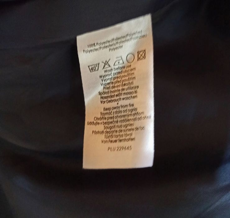 Granatowy krótki trencz / parka Pepco r. 38M