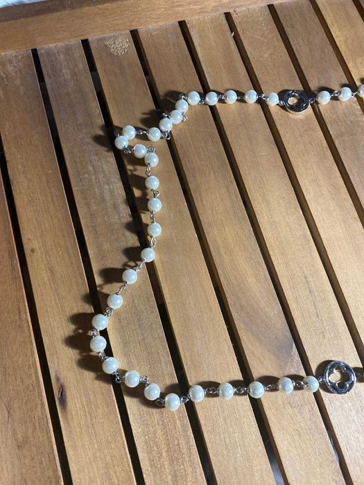 Жемчужные бусы выполненные из искусственного жемчуга высокого качества