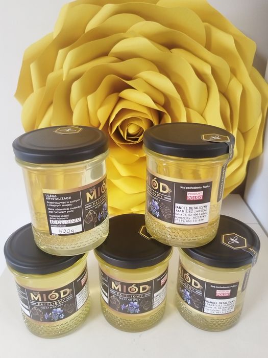 Miód Faceliowy z Własnej pasieki 520g