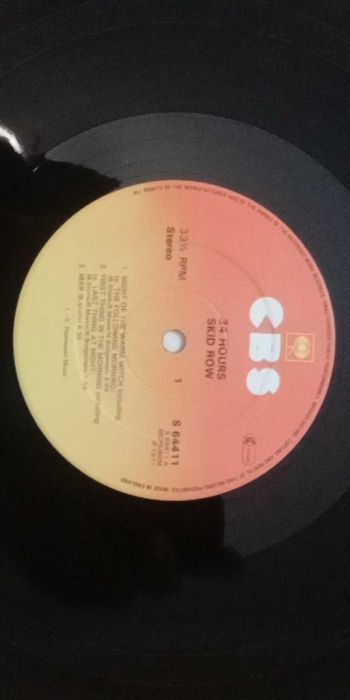 lp Skid Row \ 34 Hours NM 1971 UK Blues Rock, Prog Rock