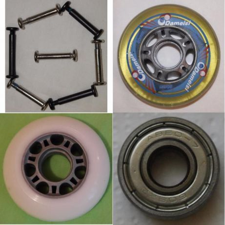 Запчасти для Игрушек, Роликов, Самокатов: колёса подшипники оси втулки