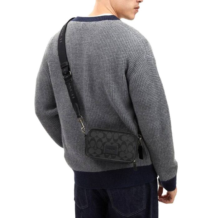 Чоловіча сумка Coach чорна