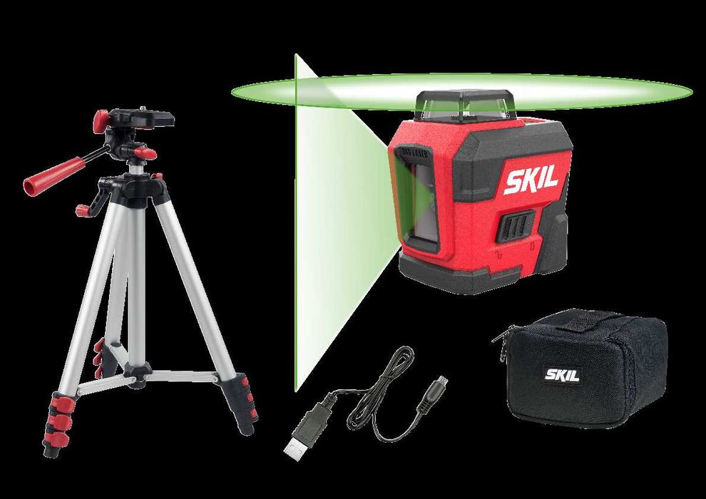 SKIL Model 1961 Green Laser Level, 360-Degree