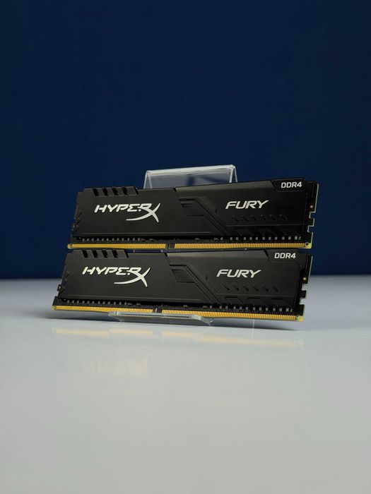Оперативна пам'ять Kingston HyperX Fury Black DDR4 64GB (2x32GB) 3200 MHz CL16 | МАГАЗИН | Гарантія 90 днів