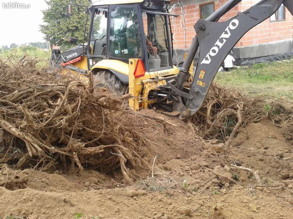 Usługi koparką ,minikoparka koparką obrotową. Transport kruszywa.