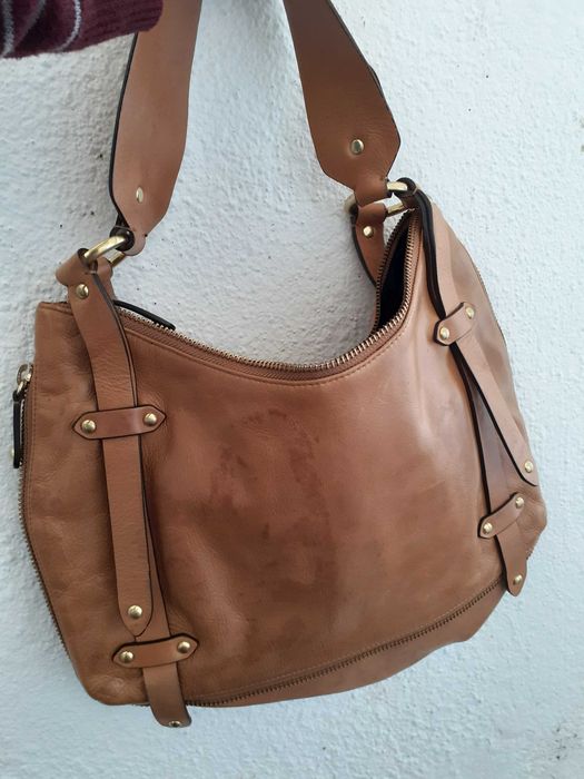 Mala DKNY Donna Karan camel pele
