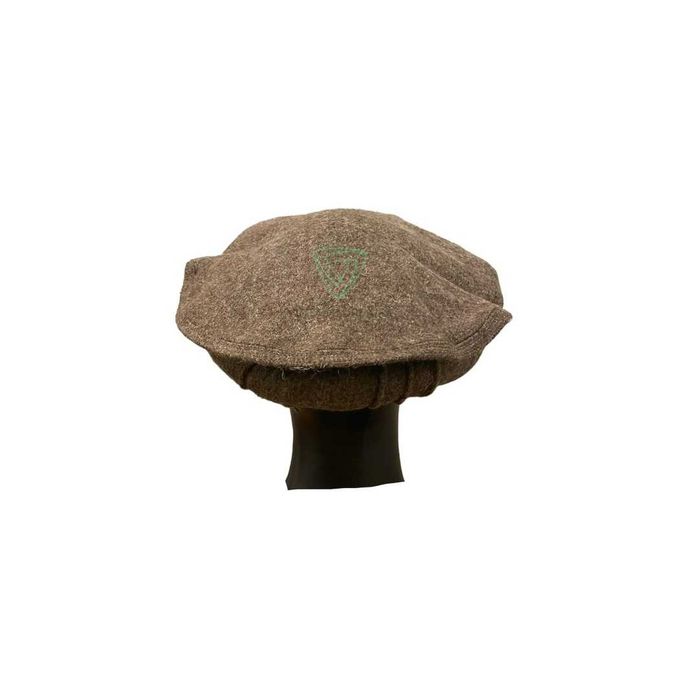 Boné de inverno Cap Chapéu Pakol 100% feito à mão (Caqui Marrom)