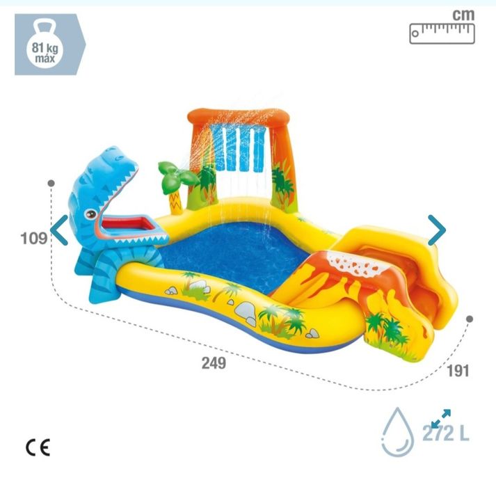 Piscina intex 249×191