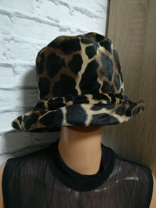 Шляпа - панама. H&M. Леопардовый принт.