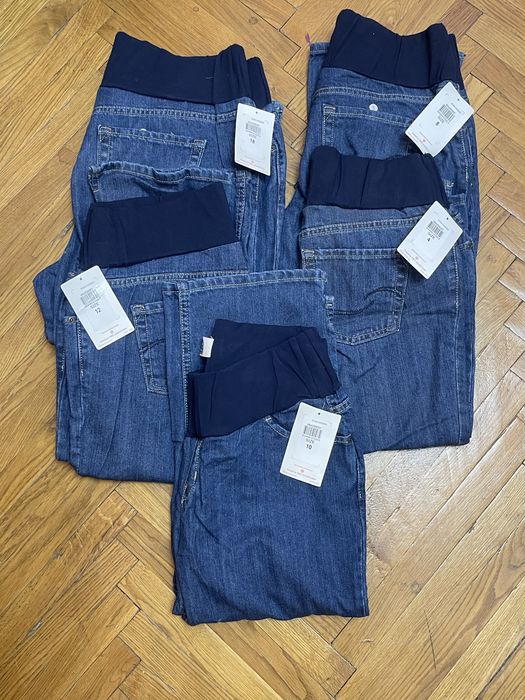 Нові фірмові джинси-капрі для вагітних signature by levi strauss & co (оригінал зі сша) розміри 42,46,48,50,56