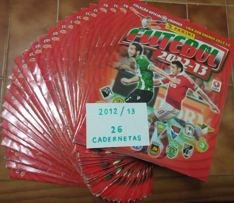 110 CADERNETAS de FUTEBOL