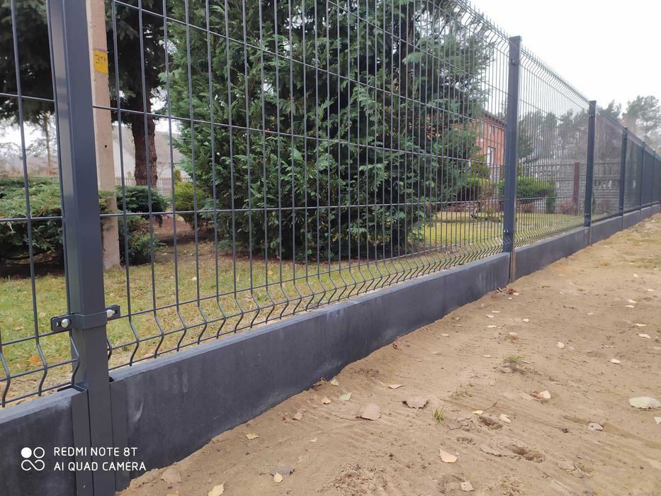 Ogrodzenie panelowe z podmurówką od 100 zł/mb - montaż KUTNO i OKOLICE