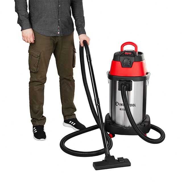 Пилосос будів. 1,4 кВт, бак 30 л, шланг 4 м. STORM INTERTOOL WT-1430.