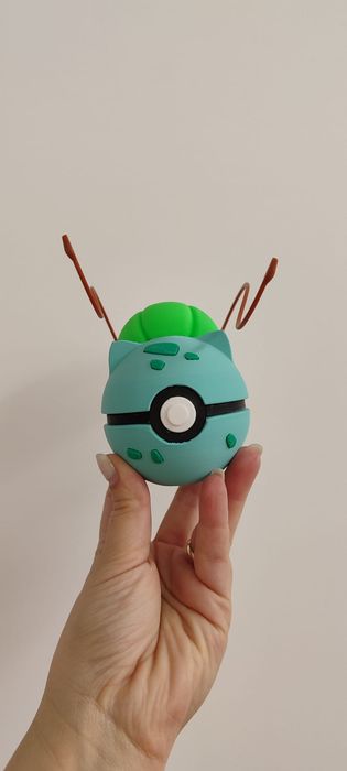Bulbasaur pokeball pokemon 3d