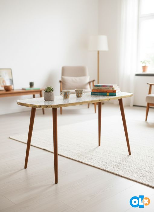 Столик «нирка» вінтажний Nierentisch (Німеччина) Журнальний стіл 60-х.