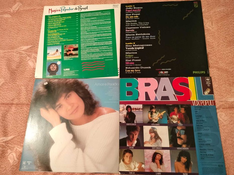 Conjunto 4 Discos Vinil Original época