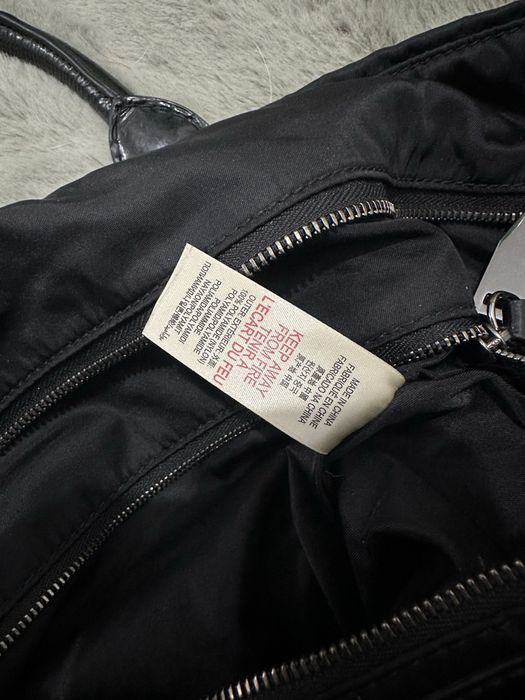Mala Burberry Nylon & Patent Leather Tote Bag