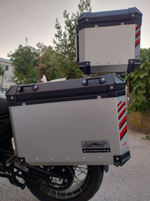 Kit 3 malas laterais e top case