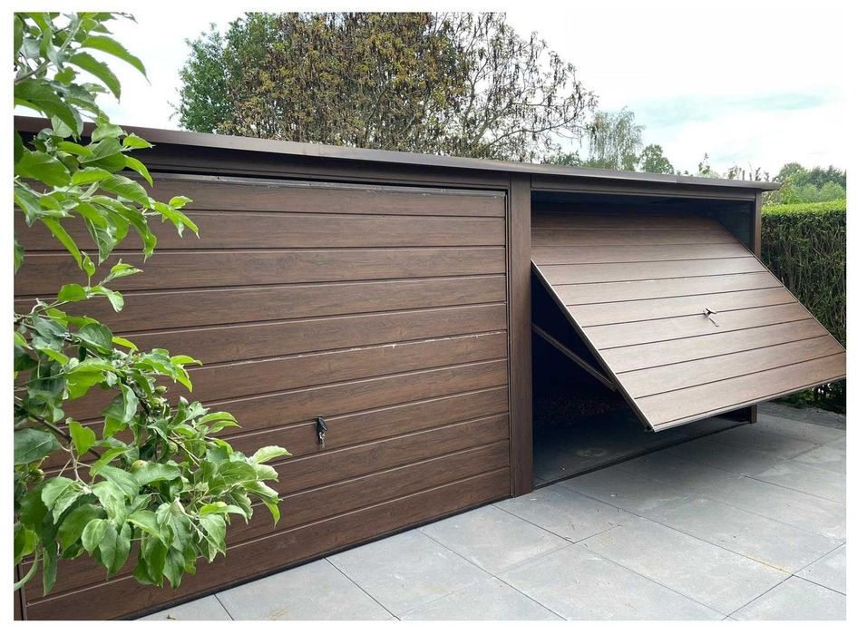 Garaż drewnopodobny akrylowy na wymiar 3x5 3x6 4x5 4x6 6x5 6x6 8x5 8x6