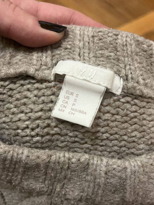 вовняний фактурний светр H and M