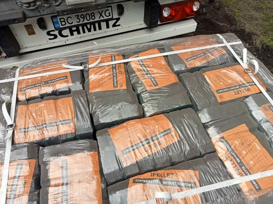 Brykiet Torfowy iPELLET Premium Opał 1000kg Węgiel Darmowa Dostawa