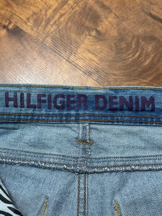 Spodnie jeansowe tapered zwężane slim jeansy Tommy Hilfiger Denim M
