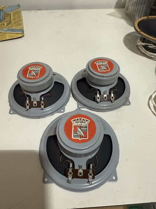 Conjunto 7 altifalantes vintage (novos) Audax / outros