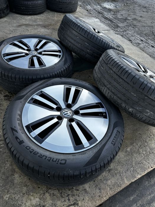 Диски R17 5/112  +Літні Шини Volkswagen Golf Passat CC Audi Skoda