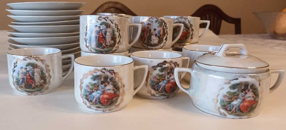 Serviço chá porcelana