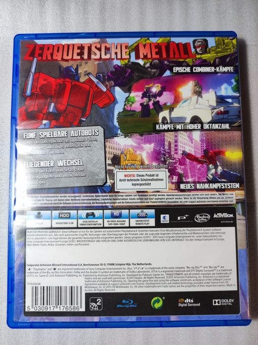 Transformers Devastation | Gra PS4