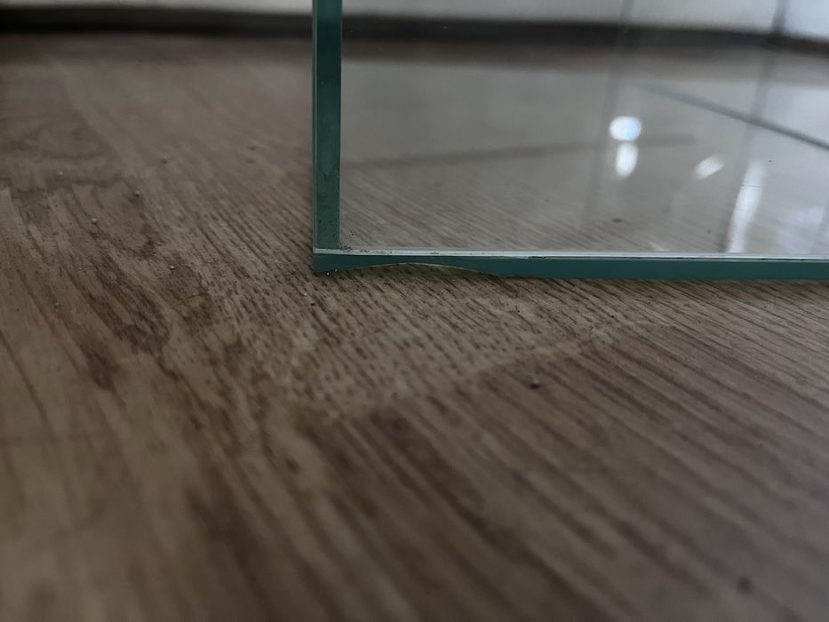 Komplet 3 szklanych gablot, witrynek na cukierki