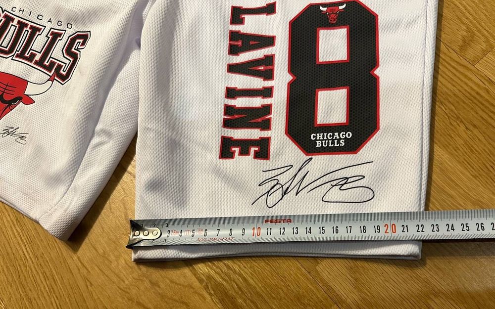Дитячі білі шорти Chicago Bulls  8 та  Zach LaVine на 11-12 років