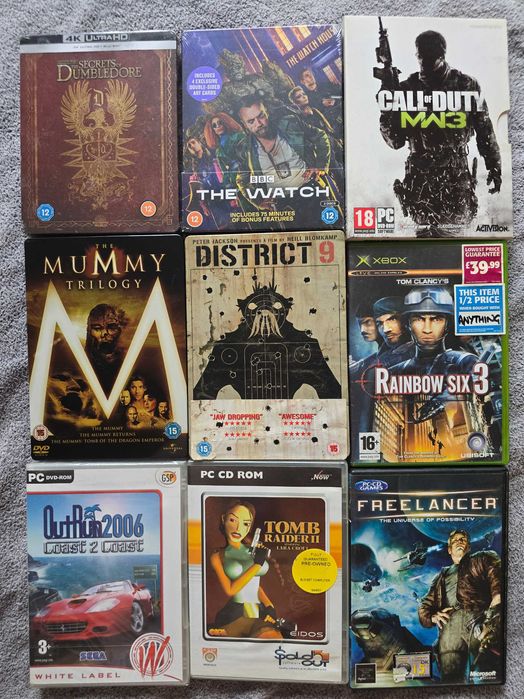 4K, DVD , Steelbook, PC Ігри : Fantastic Beasts , The Mummy, Disney
