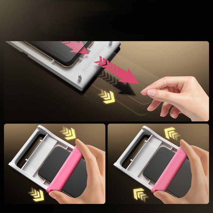 Szkło hartowane Privacy iPhone 16 Pro Max Antyszpieg 2sz Prywatyzujące