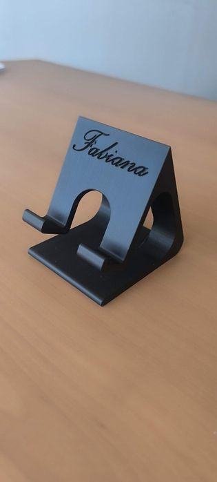 Suporte para Telemóvel Personalizado com Nome | Impressão 3D em PLA