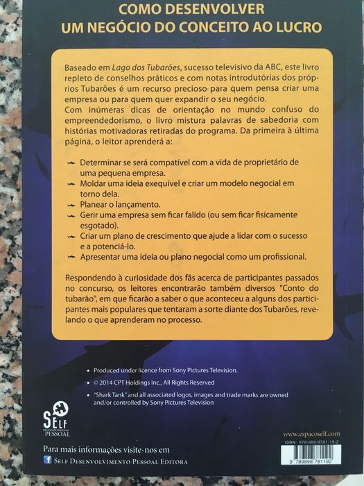 Livro Shark Tank