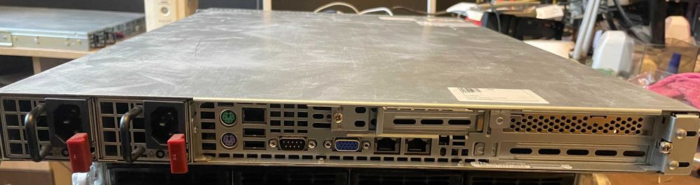 Сервер Supermicro 1U X8DTU, Intel XEON E5620 (2.40 Ghz), 16Gb DDR3