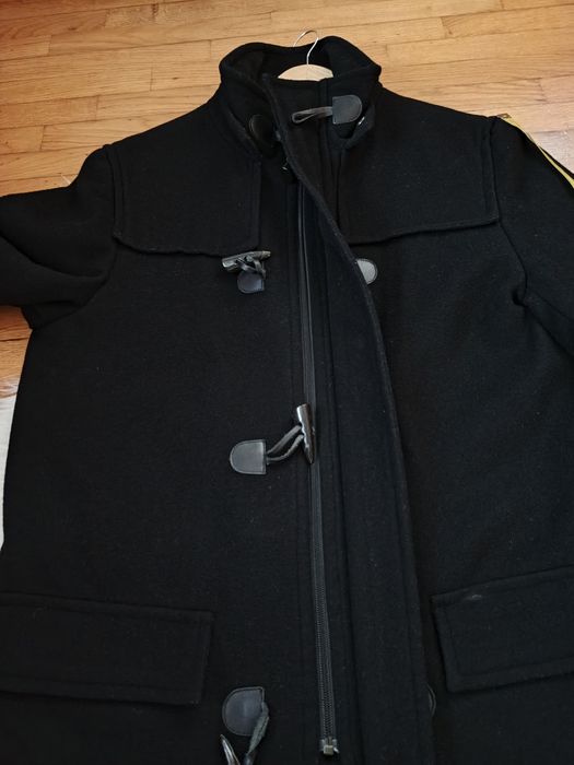 Płaszcz, budrysówka, Nautica, 40R, czarny, 80% wełna, ocieplany