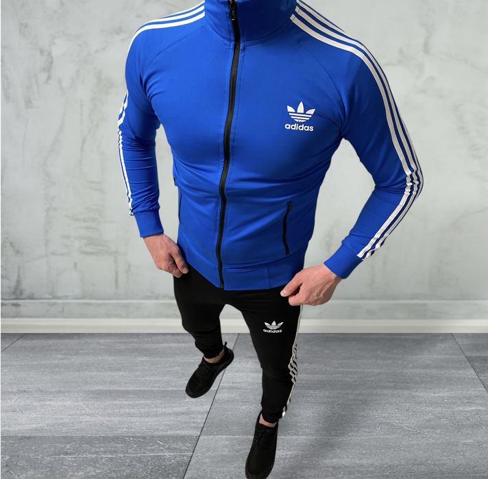 Чоловічий спортивний костюм Adidas Classic blue