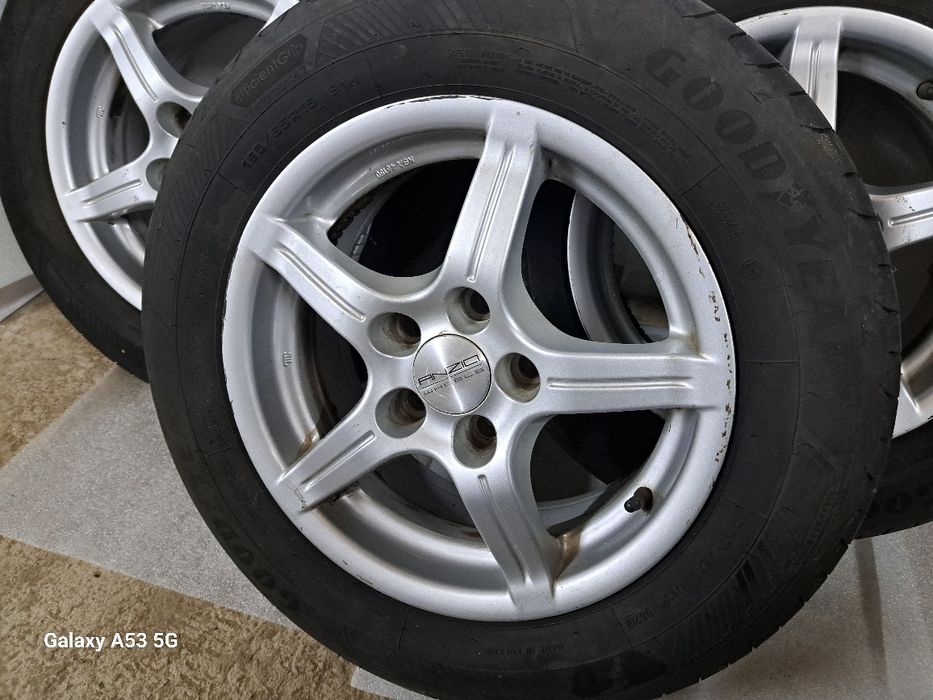 Комплект дисків легкосплавних R15 5x112 з літньою резиною GOOD YEAR 1