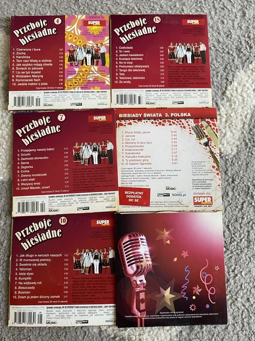 Przeboje biesiadne 6 szt CD