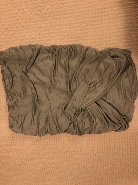 2 saias cinza claro/ escuro em licra com brilho muito elegantes ZARA S